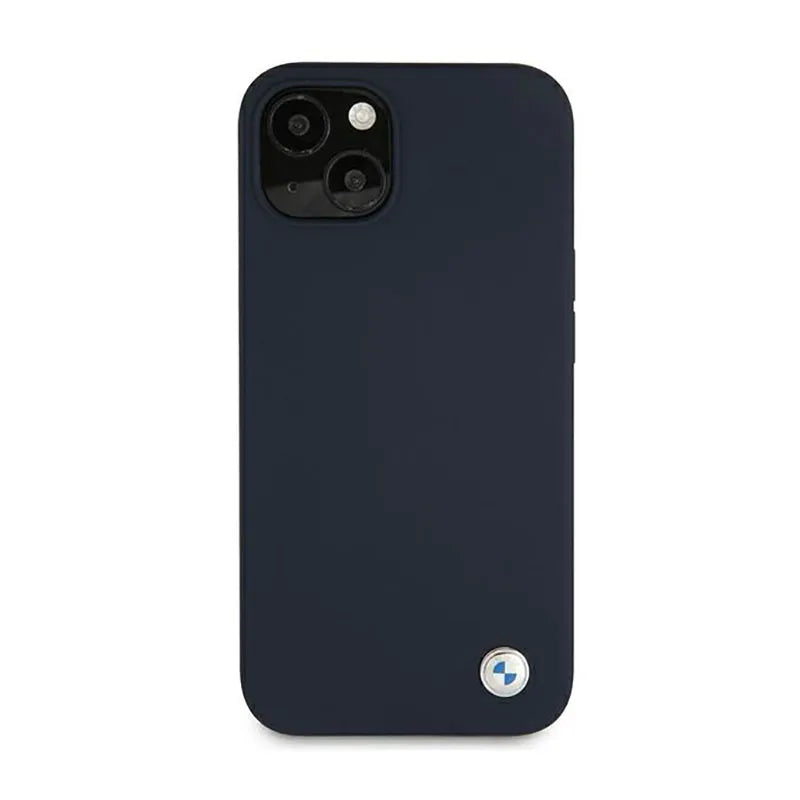 BMW Silicone Signature Logo – dėklas iPhone 13 mini (tamsiai mėlynas)