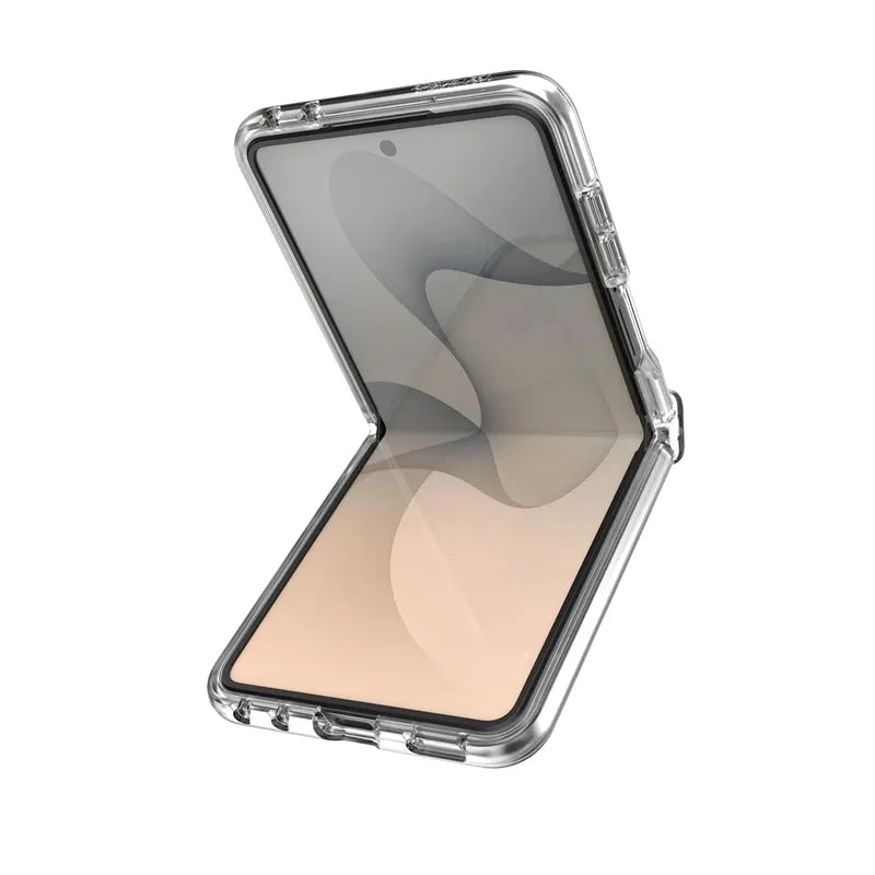 Speck Presidio Perfect-Clear Magnet – Samsung Galaxy Z Flip 8 dėklas su MagSafe (skaidrus)