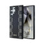 DKNY Leather Checkered Mono Pattern MagSafe - dėklas Samsung Galaxy S24 Ultra (juodas)