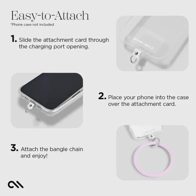 Case-Mate Phone Bangle – riešo dirželis išmaniajam telefonui (Stardust)