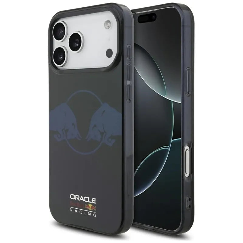 Red Bull IML Transparent Two Bulls MagSafe - iPhone 17 Pro Max dėklas (tamsiai mėlynas)
