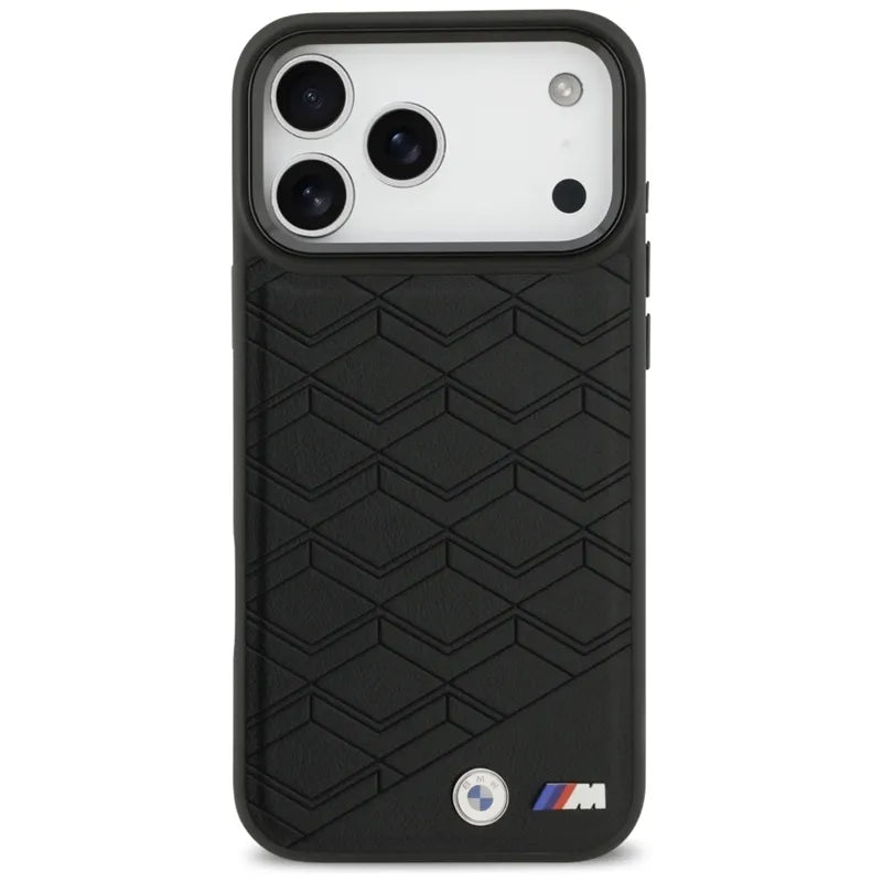 BMW M Shape Logo MagSafe – dėklas iPhone 17 Pro Max (juodas)