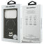 Karl Lagerfeld Choupette Pin MagSafe – dėklas iPhone 17 Pro (juodas)