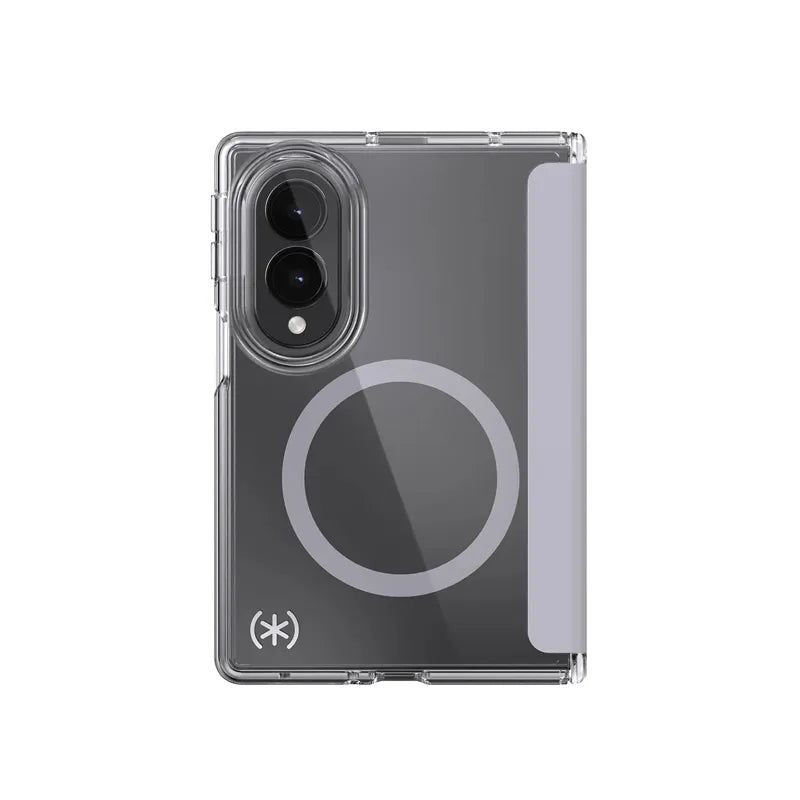 Speck Presidio Perfect-Clear Magnet – MagSafe dėklas, skirtas Samsung Galaxy Z Fold 8 (skaidrus)
