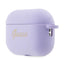 „Guess Silicone Heart Charm“ – dėklas „Apple AirPods Pro 2“ ausinėms (violetinis)