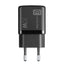 Cellularline Multipower Micro GaN – USB-C ir USB-A „Power Delivery“ 30W tinklo įkroviklis (juodas)
