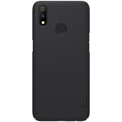 Nillkin Super Frosted Shield dėklas telefonui Realme 3 Pro (Realme X Lite) (Juodas)
