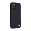 BMW Silicone Signature Logo – dėklas iPhone 13 mini (tamsiai mėlynas)