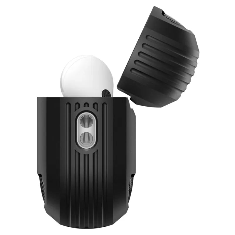 Spigen Rugged Armor – dėklas Apple AirPods Pro 3 (matinis juodas)