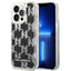 Karl Lagerfeld Monogram Liquid Glitter – dėklas iPhone 14 Pro Max (juodas)