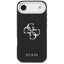 Guess Grained Big 4G Classic Logo - dėklas iPhone Air (juodas)