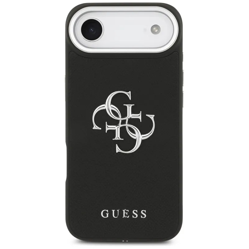 Guess Grained Big 4G Classic Logo - dėklas iPhone Air (juodas)