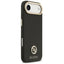 Guess Grained Strass Logo MagSafe - Dėklas iPhone Air (juodas)