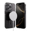 Crong Clear MAG Pro – MagSafe dėklas, skirtas iPhone 15 Pro (juodas)