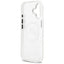 Karl Lagerfeld IML Glitter Karl & Choupette Heads Logo MagSafe dėklas iPhone 17 (pilkas)