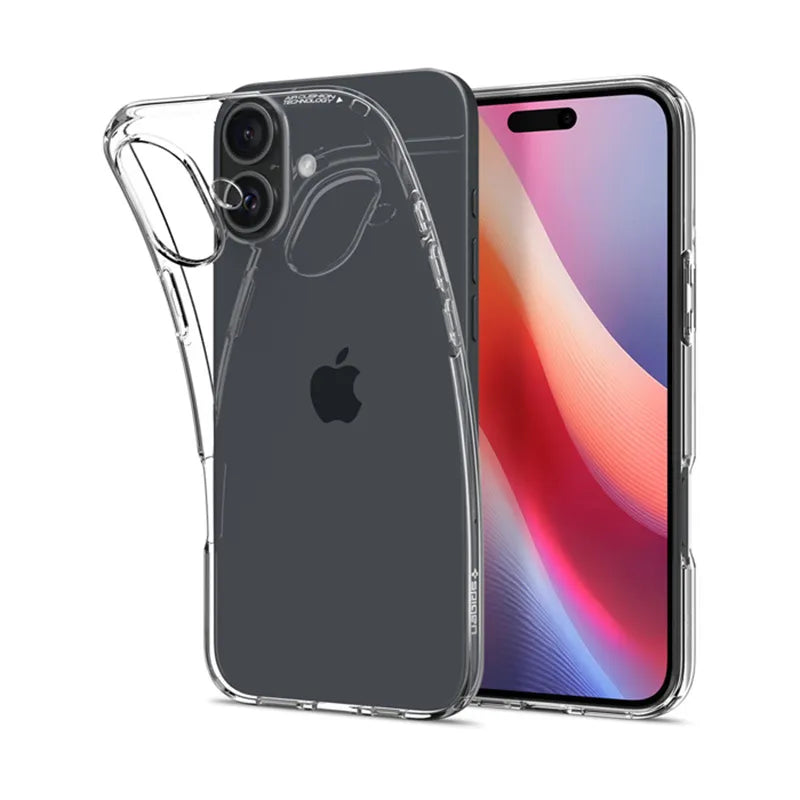 Spigen Liquid Crystal – dėklas iPhone 16 Plus (skaidrus)
