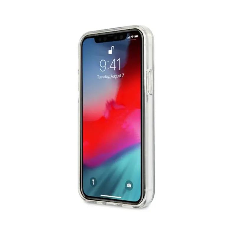 BMW Motorsport Tricolor – dėklas iPhone 12 Pro Max (skaidrus)