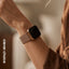 Crong Milano Steel – nerūdijančio plieno dirželis Apple Watch 44/45/46/49 mm (rožinio aukso spalvos)