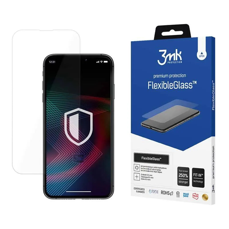 3mk FlexibleGlass – hibridinis stiklas, skirtas iPhone 14 / iPhone 14 Pro