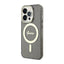 Guess Glitter Gold MagSafe - Dėklas iPhone 14 Pro (Juodas)