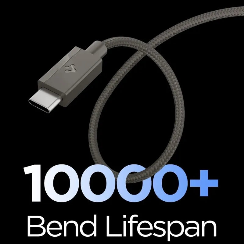 Spigen EB6015CC Essential – USB-C į USB-C laidas 60W 1,5m (Gunmetal)