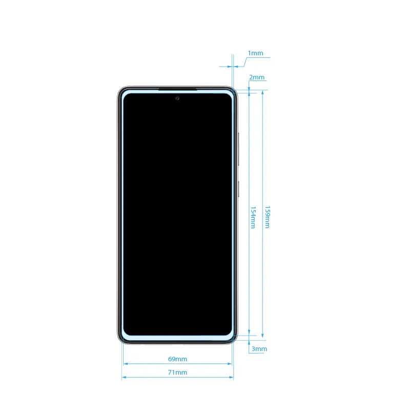 Crong 7D Nano Flexible Glass – nedūžtantis 9H hibridinis stiklas visam Samsung Galaxy A72 ekranui