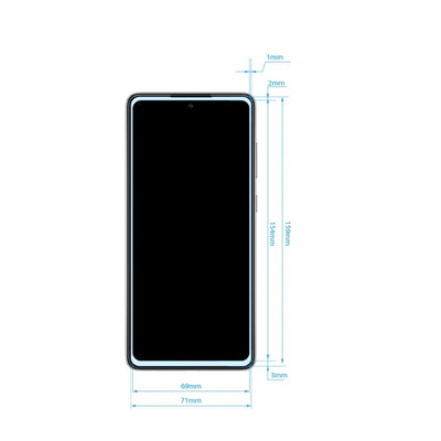 Crong 7D Nano Flexible Glass – nedūžtantis 9H hibridinis stiklas visam Samsung Galaxy A72 ekranui