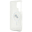 Karl Lagerfeld Button Karl & Choupette Heads Printed Logo MagSafe – dėklas Samsung Galaxy S25 Ultra (baltas)