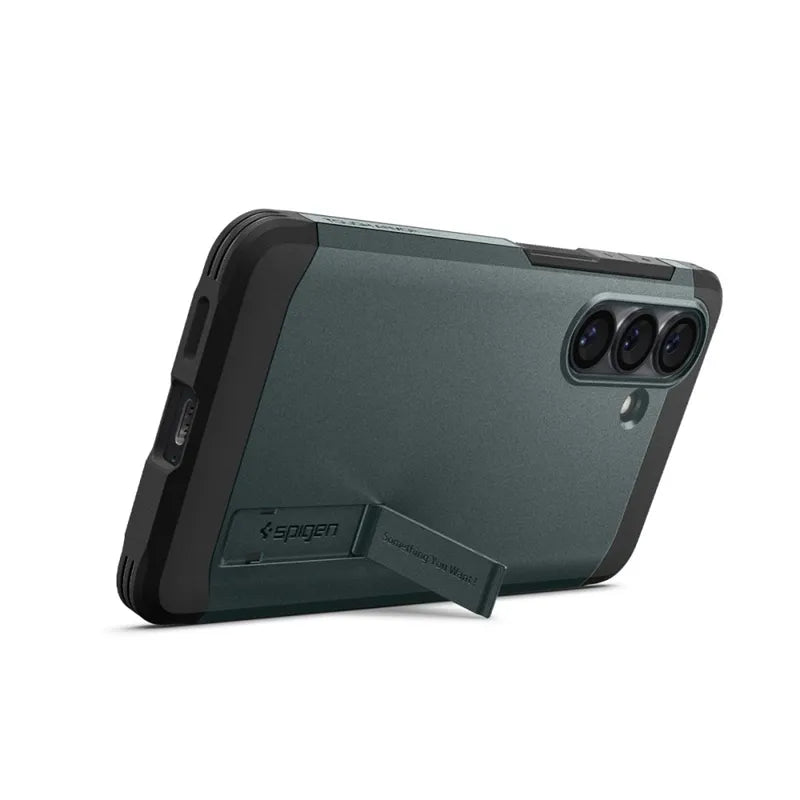 Spigen Tough Armor MagSafe – dėklas Samsung Galaxy S26 (žalias)