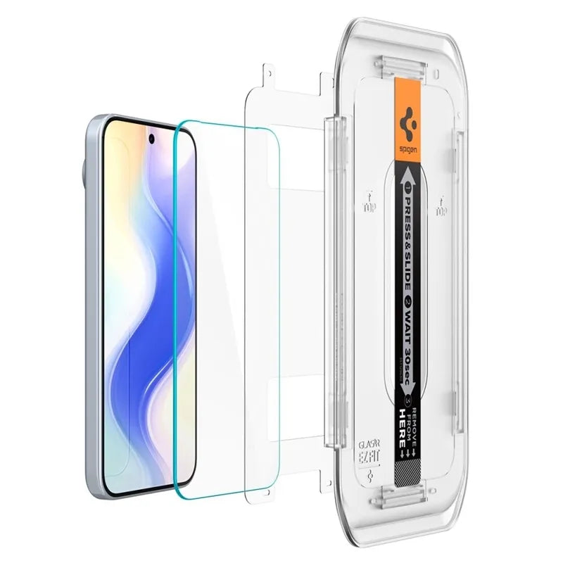 Spigen Glas.TR EZ FIT 2-Pack – grūdintas stiklas, skirtas Google Pixel 9 Pro XL / 10 Pro XL (2 vnt.)