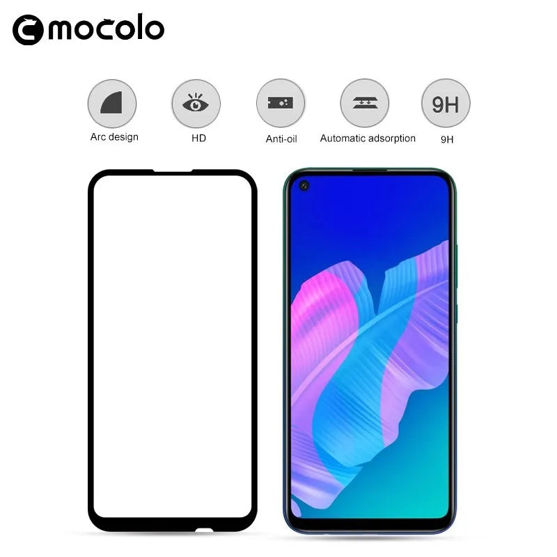 Apsauginis stiklas Mocolo 2.5D Full Glue skirtas Huawei P40 Lite E