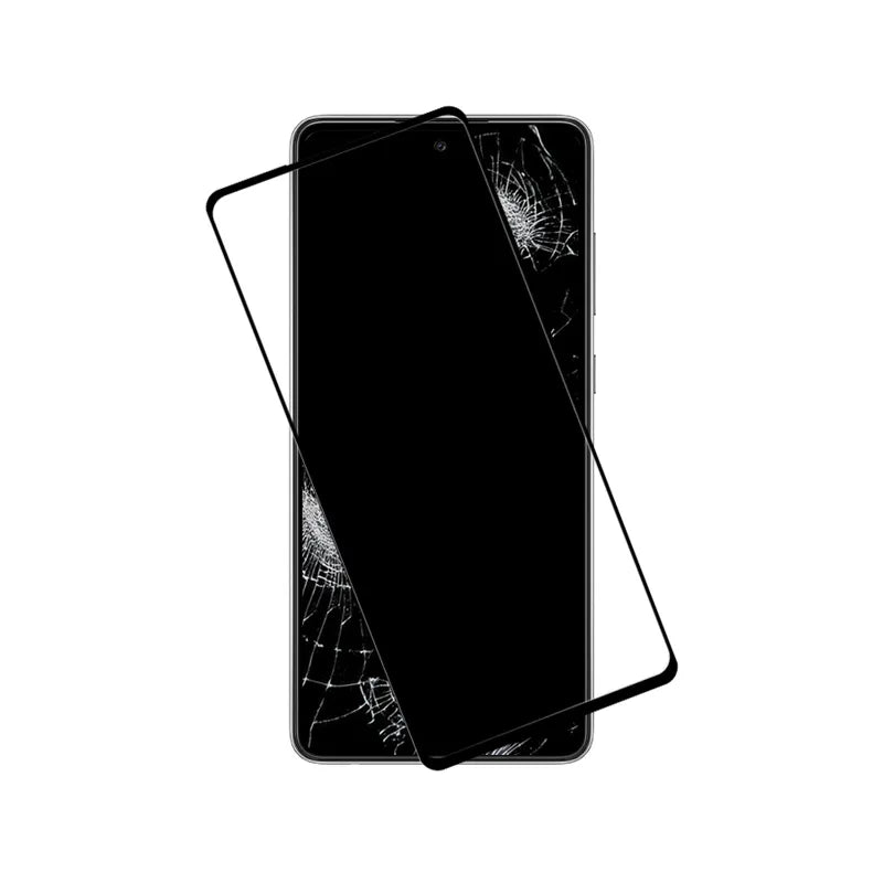 Crong 7D Nano Flexible Glass – nedūžtantis 9H hibridinis stiklas visam Samsung Galaxy A72 ekranui