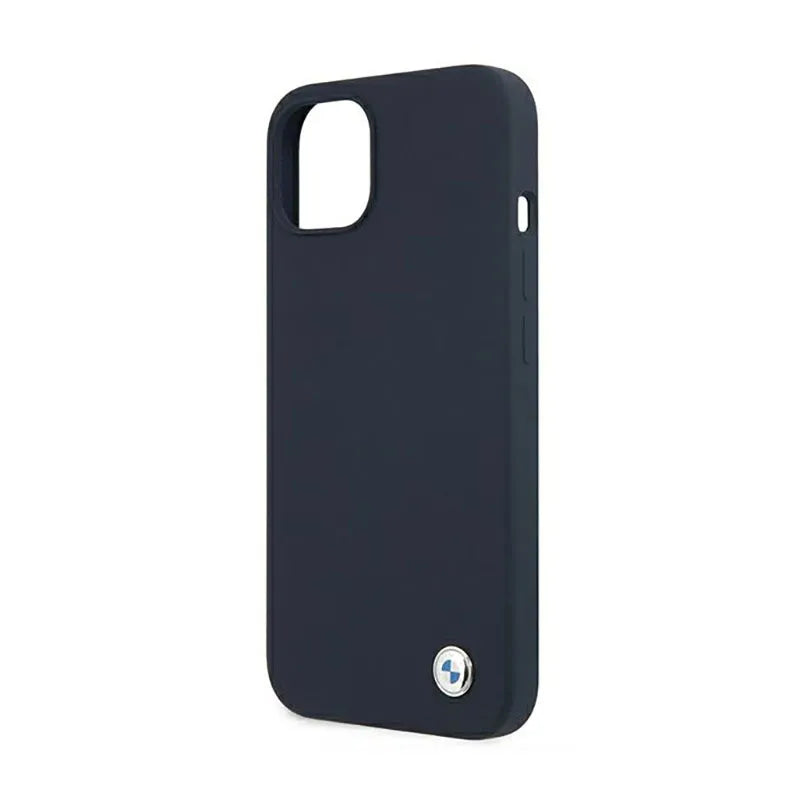 BMW Silicone Signature Logo – dėklas iPhone 13 mini (tamsiai mėlynas)