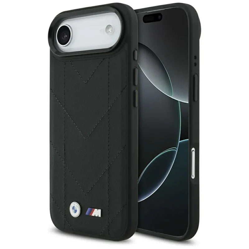 BMW M Quilted Logo MagSafe – iPhone Air dėklas (juodas)