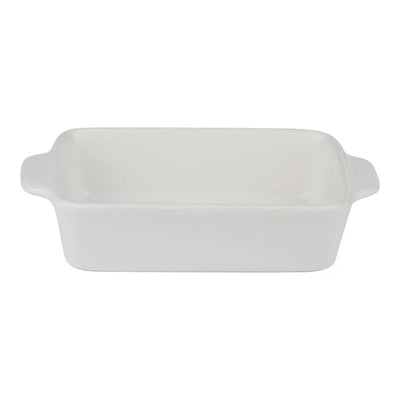 Alpina – Keraminis stačiakampis kepimo indas 21,8x13,2x5 cm (baltas)