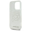 Karl Lagerfeld IML Rhinestones Karl Head – dėklas iPhone 16 Pro Max (skaidrus)