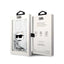 Karl Lagerfeld Liquid Glitter NFT Choupette Head – dėklas iPhone 14 Pro Max (sidabrinis)