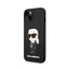Karl Lagerfeld Silicone Ikonik MagSafe – iPhone 15 Plus / 14 Plus dėklas (juodas)