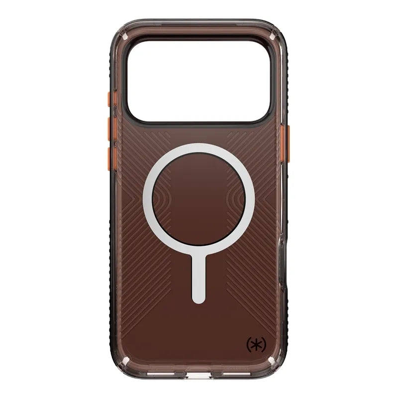 Speck Presidio Lux Grip MagSafe – Dėklas skirtas iPhone 17 Pro Max (Luxury Shade Matte / Oranžinė)