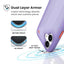 Speck Presidio Lux Grip MagSafe – dėklas iPhone 17 (Purple Fade/Magic Purple/New Poppy)