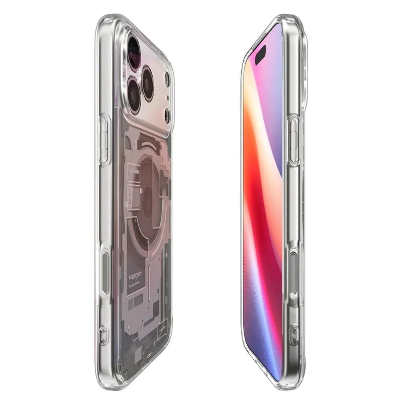Spigen Ultra Hybrid Mag MagSafe - dėklas iPhone 17 Pro (Zero One Natural Titanium)