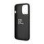 BMW Leather Carbon Blue Line - Dėklas iPhone 14 Pro (Juodas)