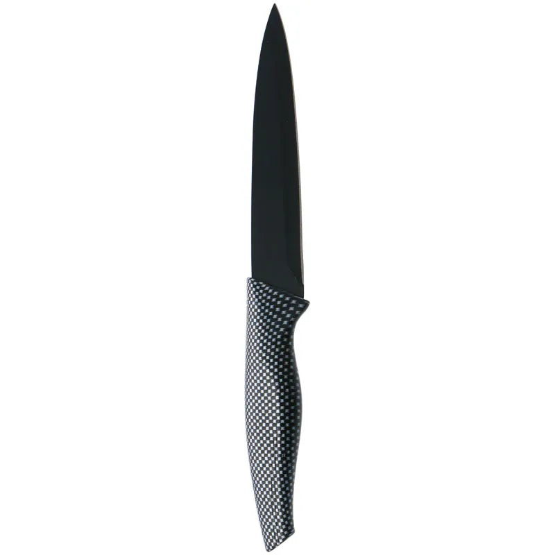 Alpina – 6 dalių INOX nerūdijančio plieno peilių rinkinys (juodas)