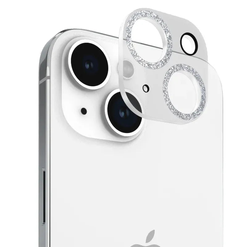 Case-Mate Sparkle objektyvo apsauga - apsauginis stiklas, skirtas iPhone 15 / iPhone 15 Plus fotoaparatui (Twinkle)