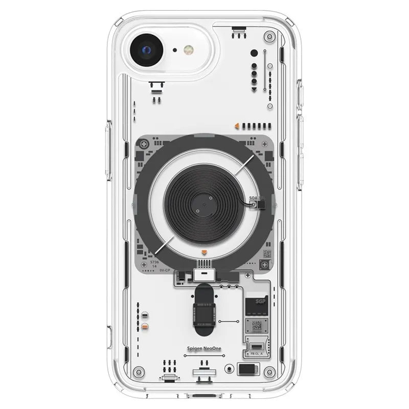 Spigen Ultra Hybrid Mag MagSafe - dėklas, skirtas iPhone 17e / 16e (Zero One)