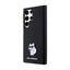 Karl Lagerfeld Silicone Choupette Metal Pin – dėklas Samsung Galaxy S24 Ultra (juodas)