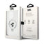 Karl Lagerfeld Ring Stand Karl & Choupette MagSafe dėklas iPhone 14 Pro (baltas)