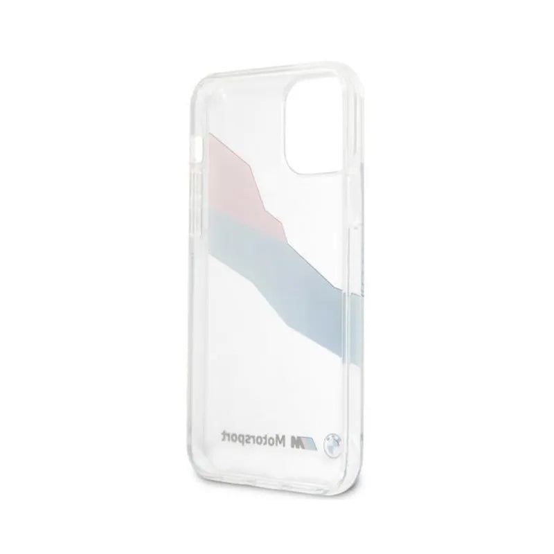 BMW Motorsport Tricolor – dėklas iPhone 12 Pro Max (skaidrus)