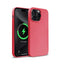 Crong Color Cover Magnetic – iPhone 15 Pro MagSafe dėklas (rožinis)