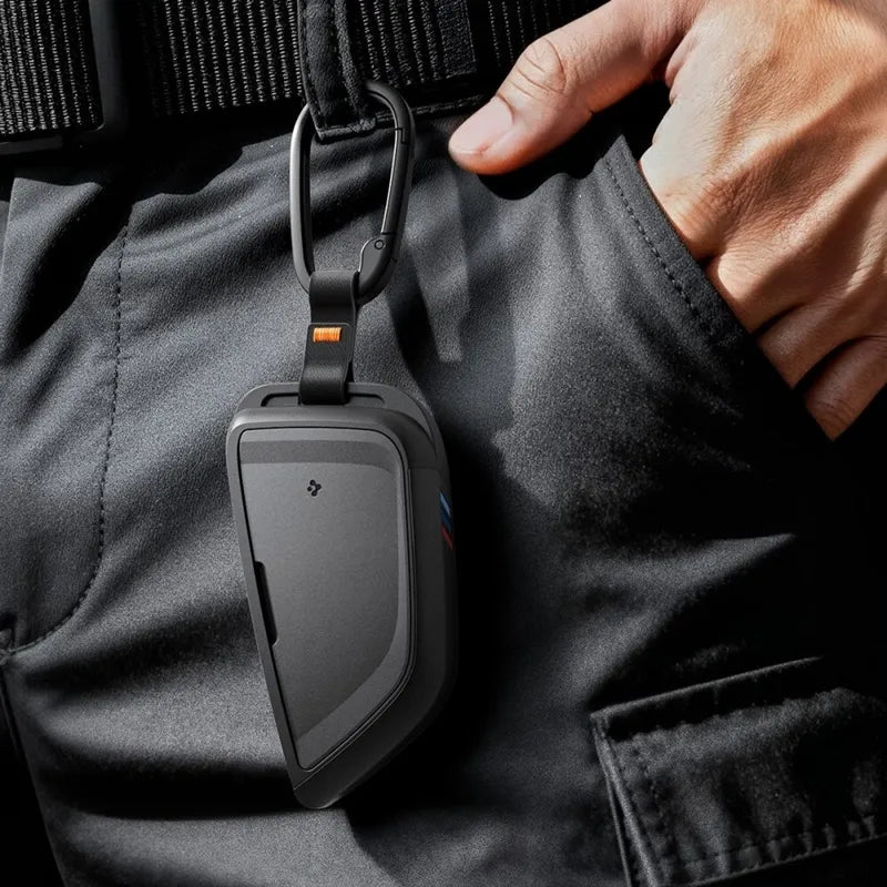 Spigen BK100 – Automobilio rakto dėklas BMW išmaniajam raktui G-serija (juodas)